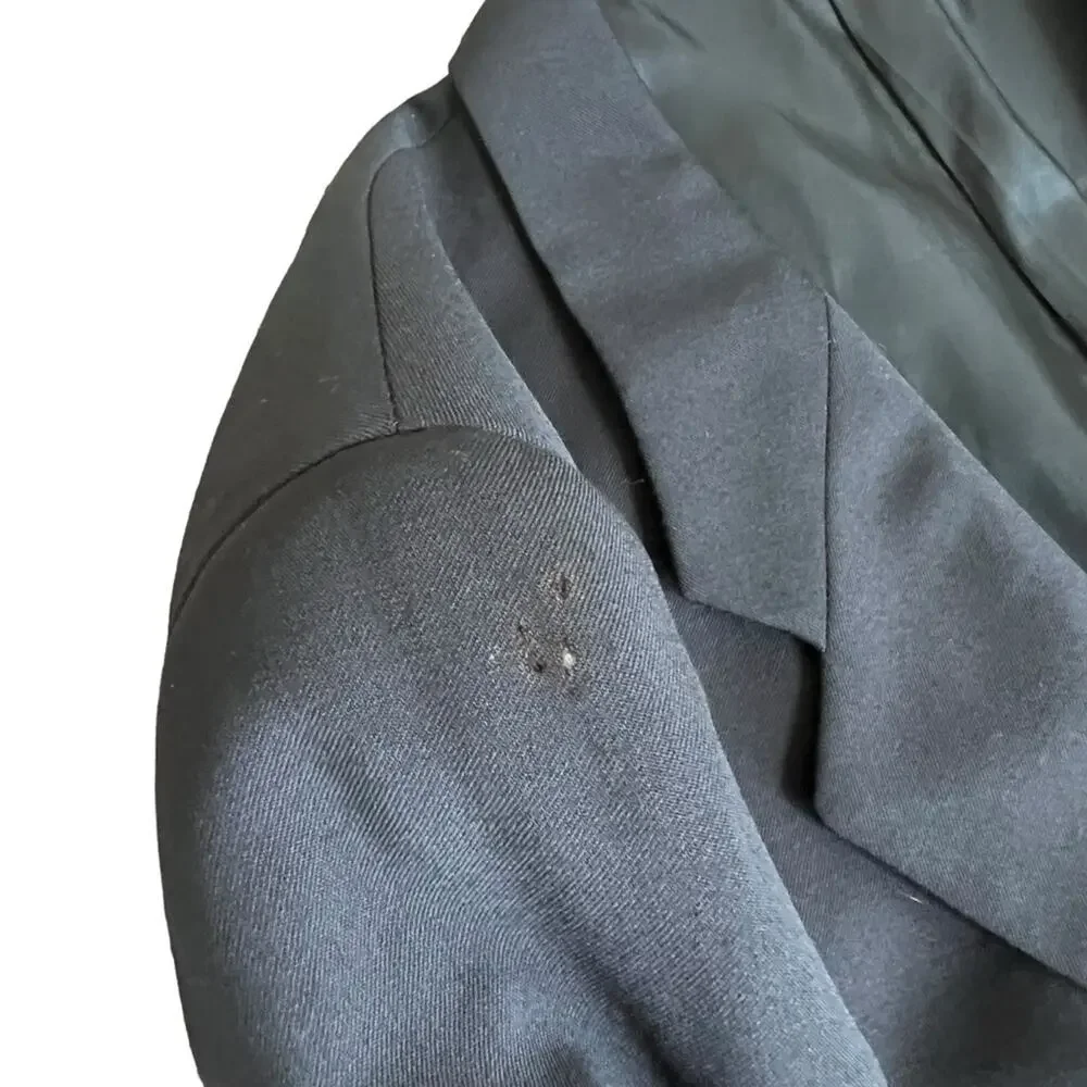 Giorgio Armani Le Collezione Men’s Wool Navy Blue Blazer Suit Jacket Size 42 L